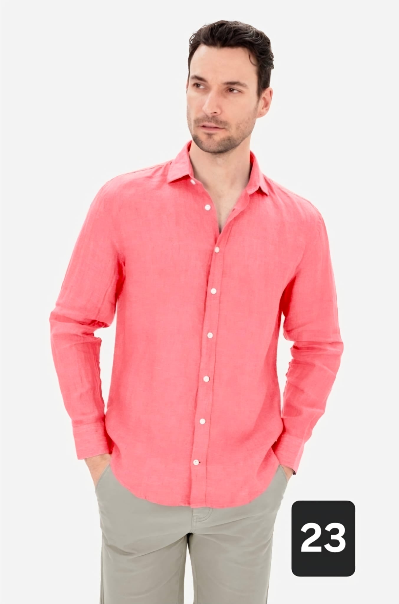 camisa 100%lino