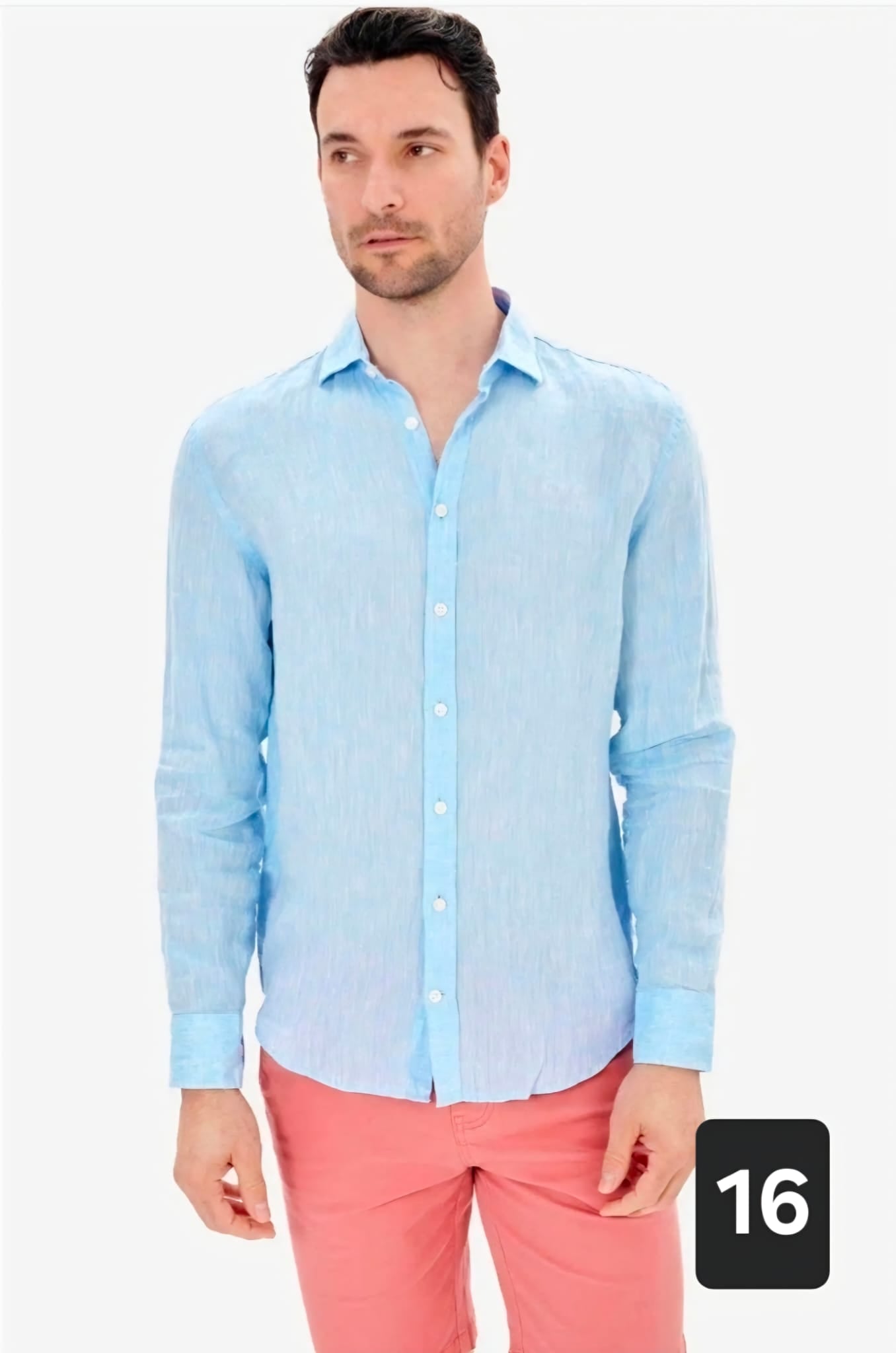 camisa 100%lino