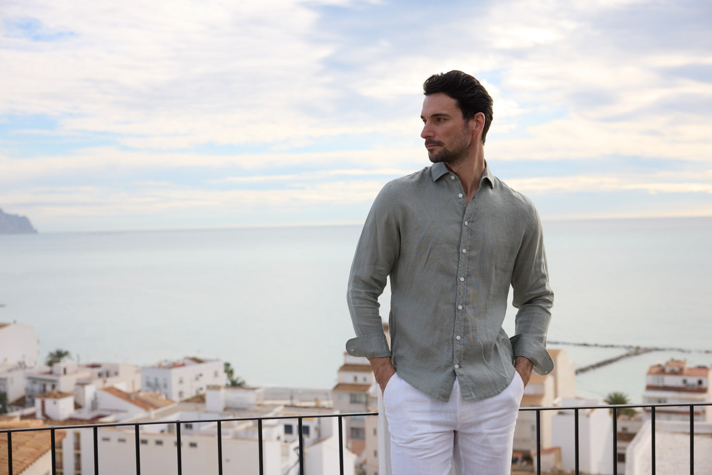 camisa 100%lino