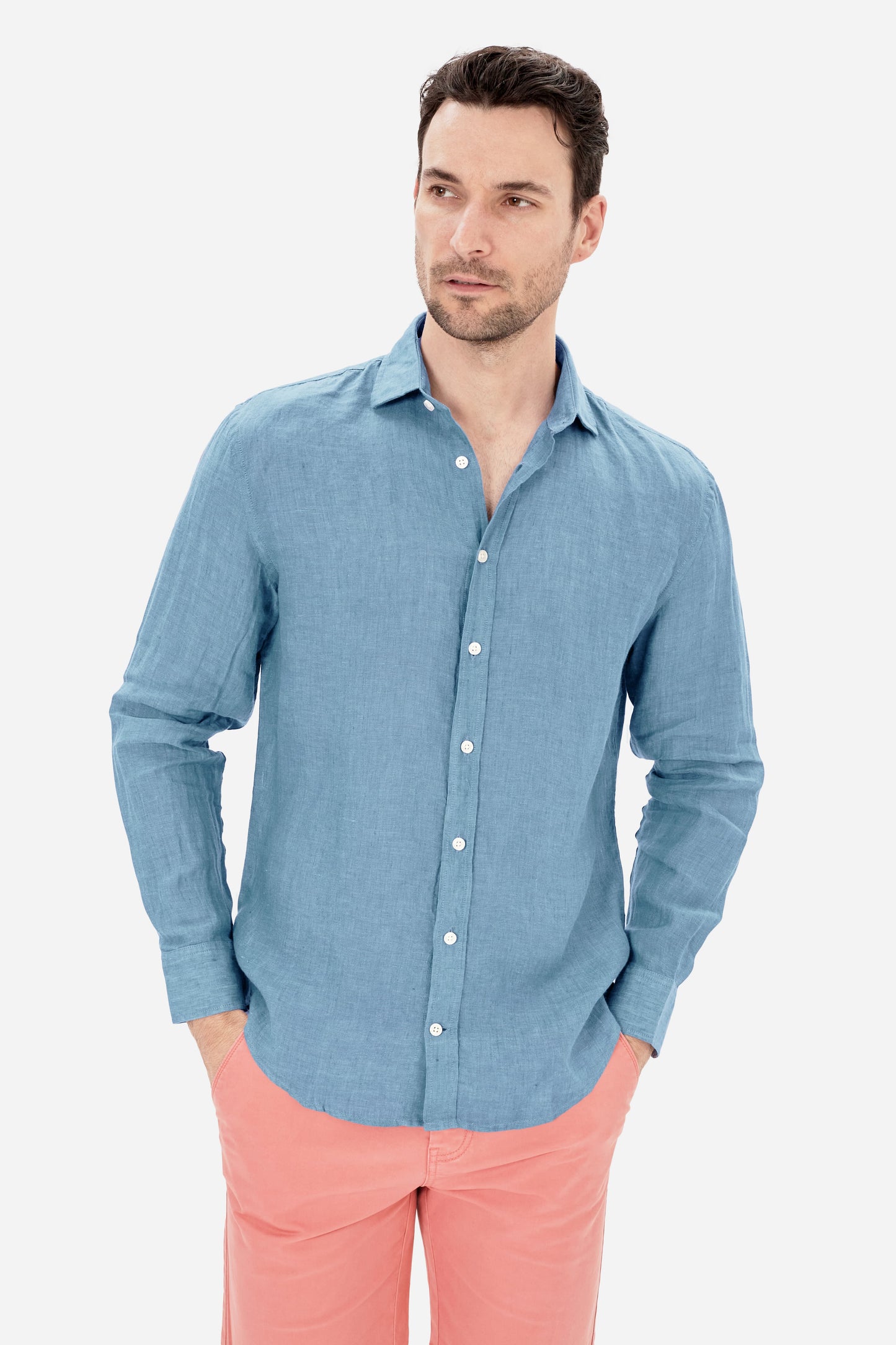 camisa 100%lino