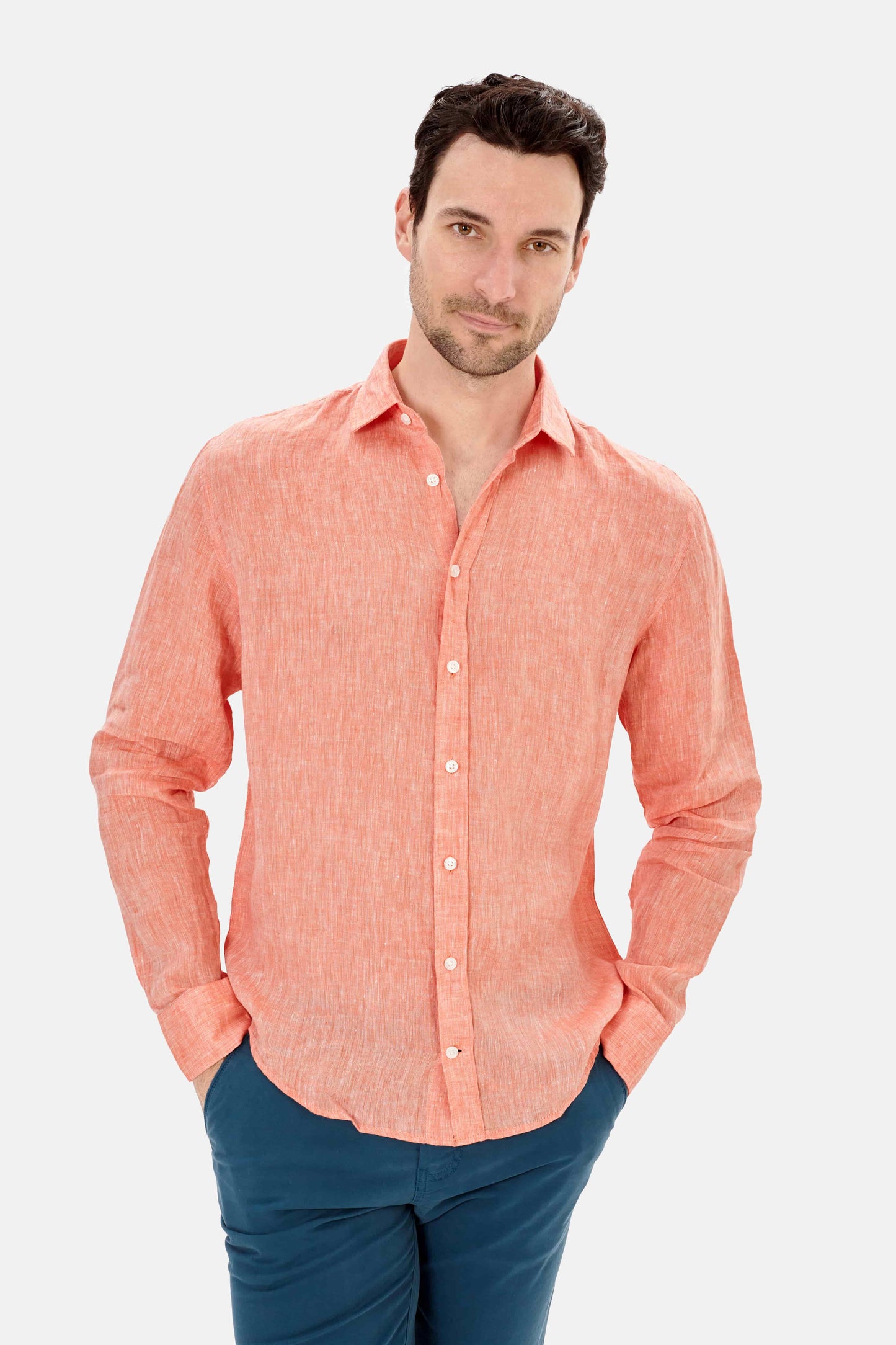 camisa 100%lino