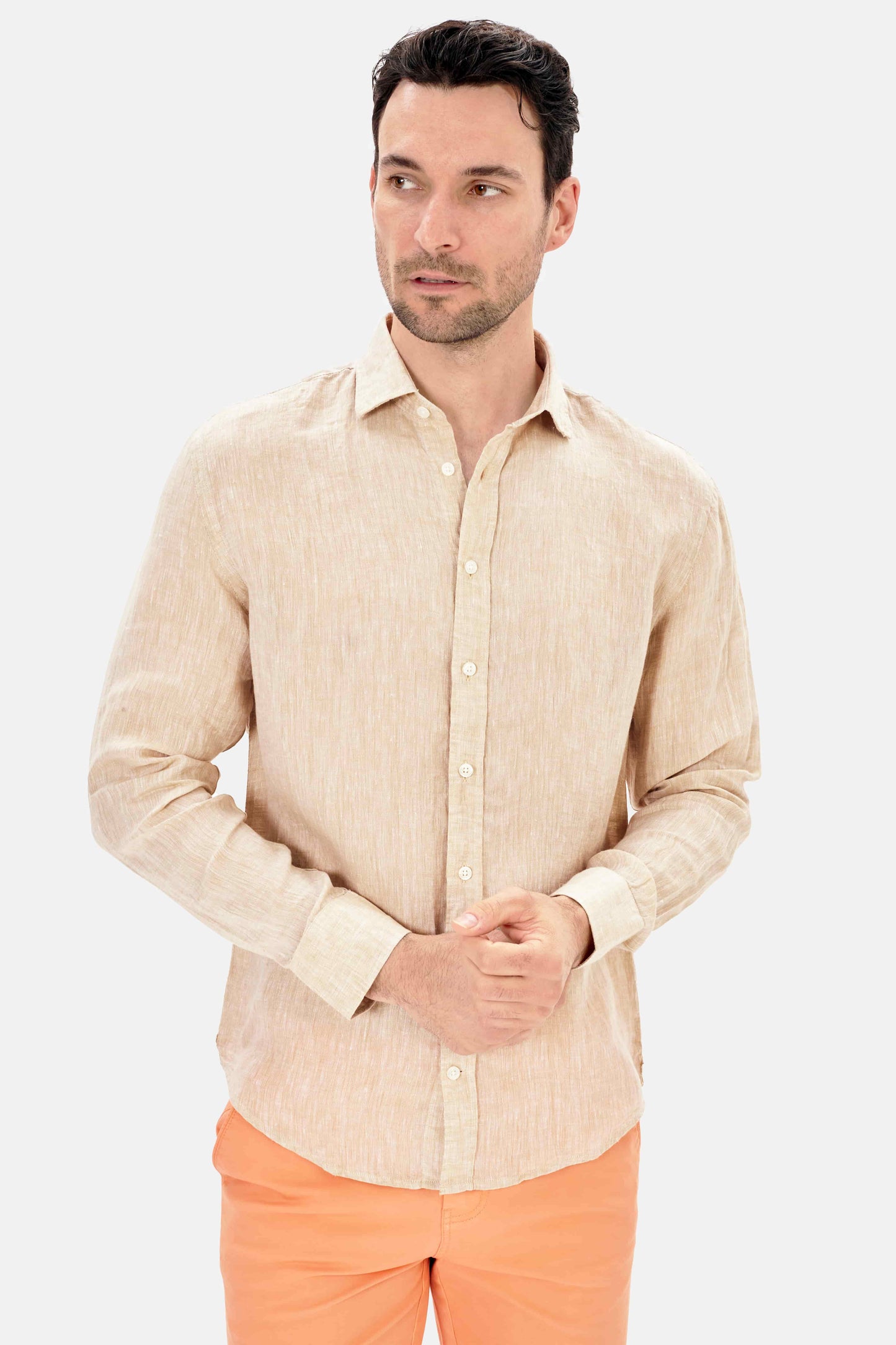 camisa 100%lino