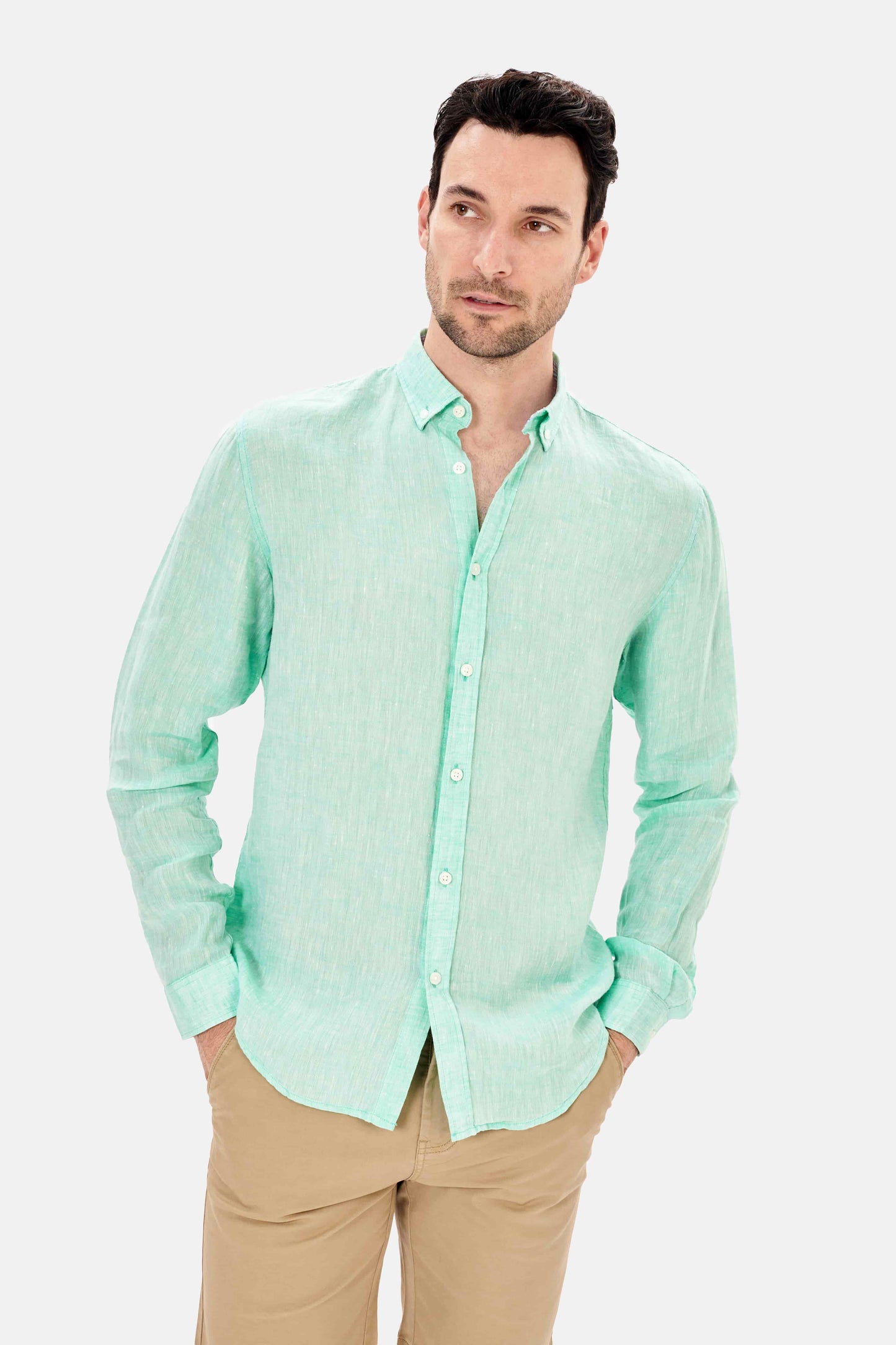 camisa 100%lino