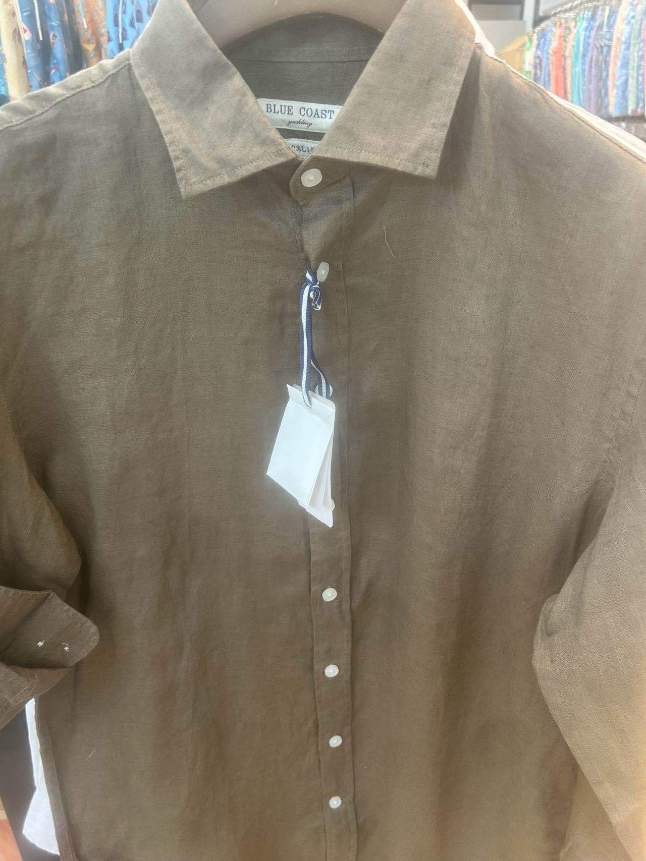 camisa 100%lino