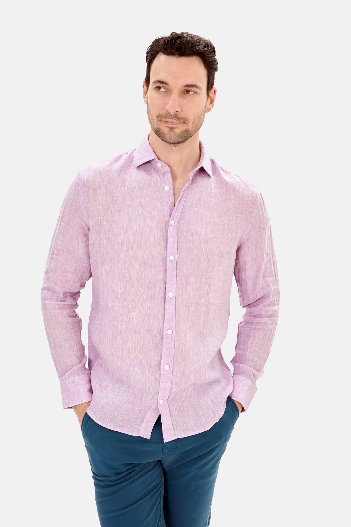 camisa 100%lino