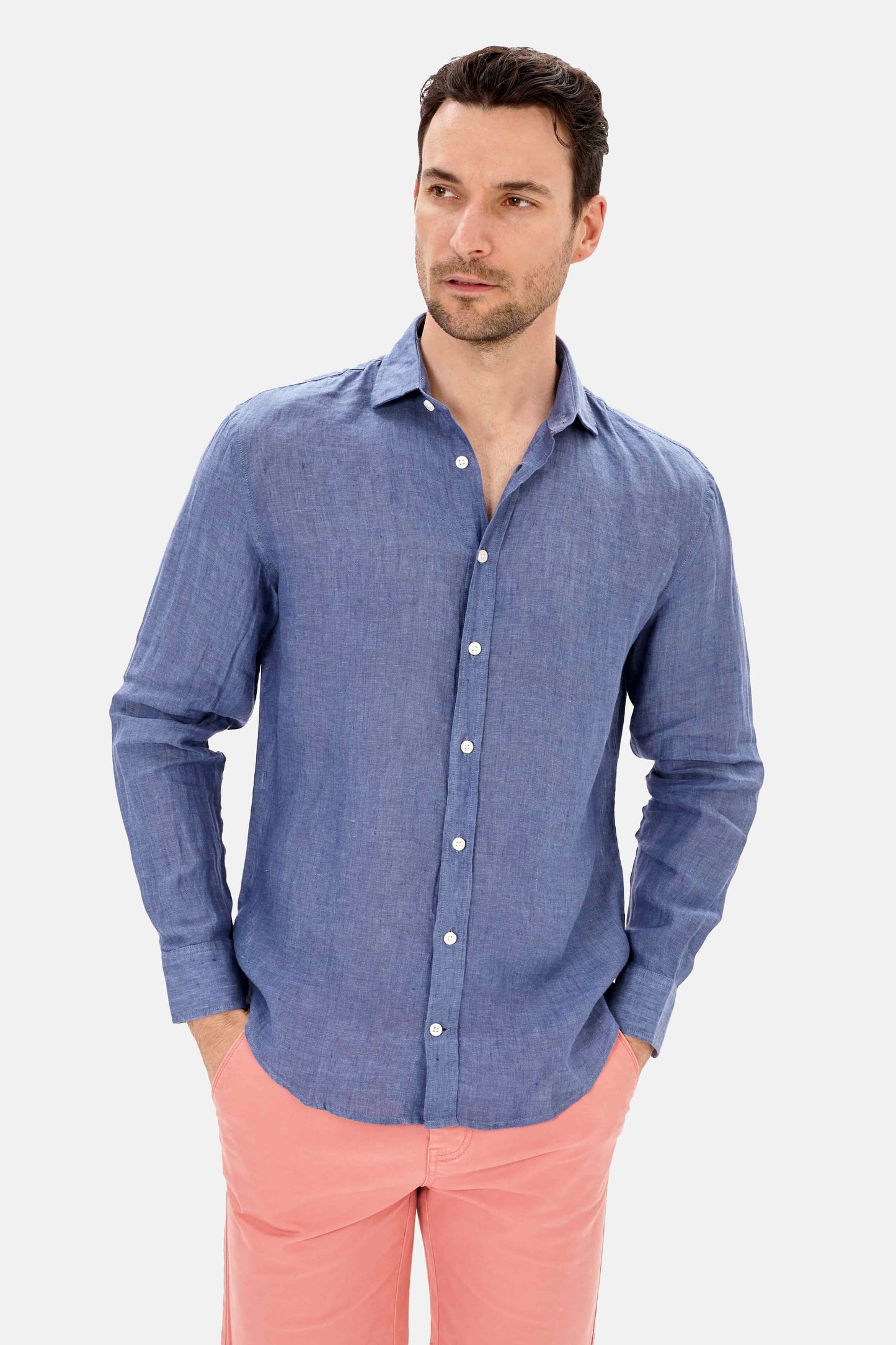 camisa 100%lino
