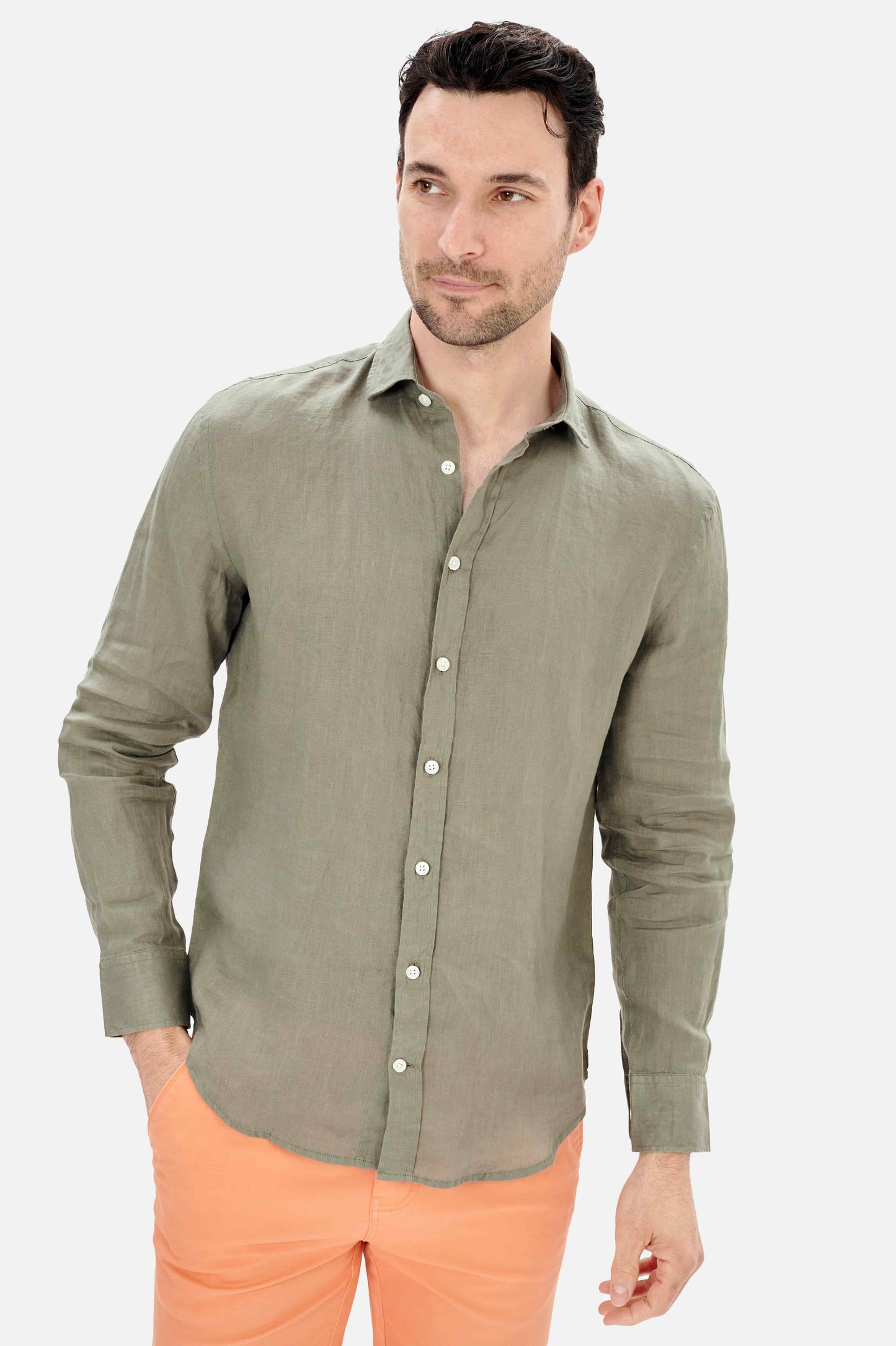 camisa 100%lino