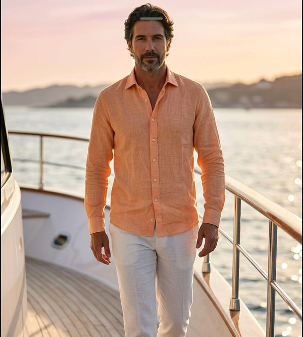 camisa 100%lino