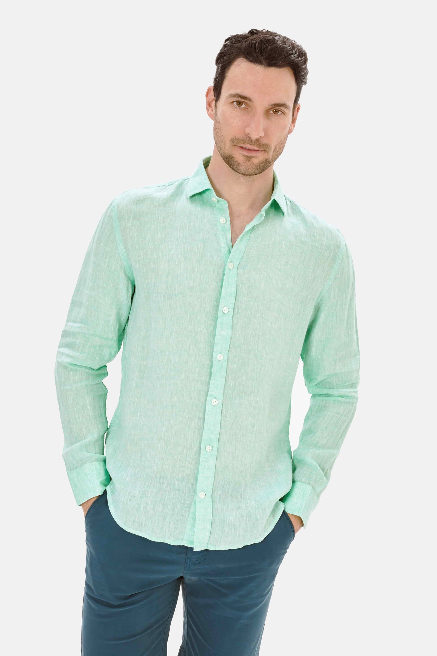 camisa 100%lino